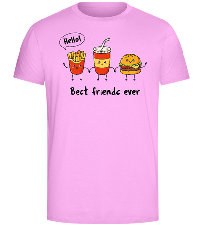 Best Friends Ever Design - Comfort Unisex T-Shirt_CANDY PINK_front