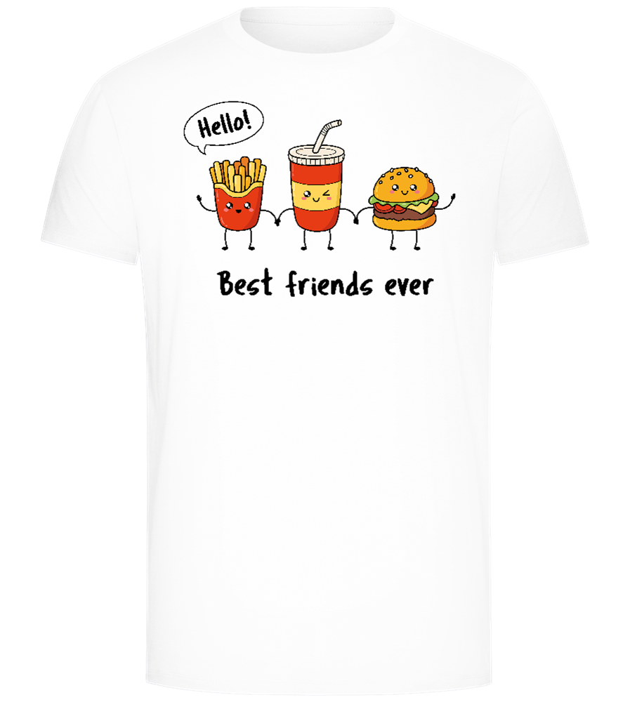 Best Friends Ever Design - Comfort Unisex T-Shirt_WHITE_front