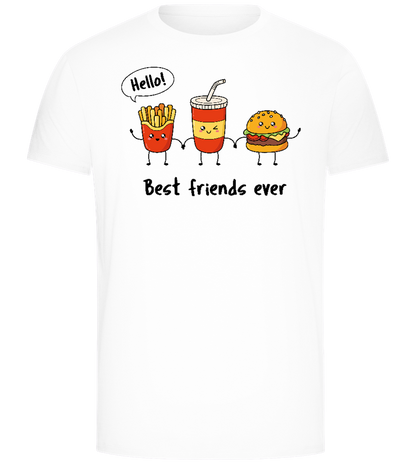 Best Friends Ever Design - Comfort Unisex T-Shirt_WHITE_front