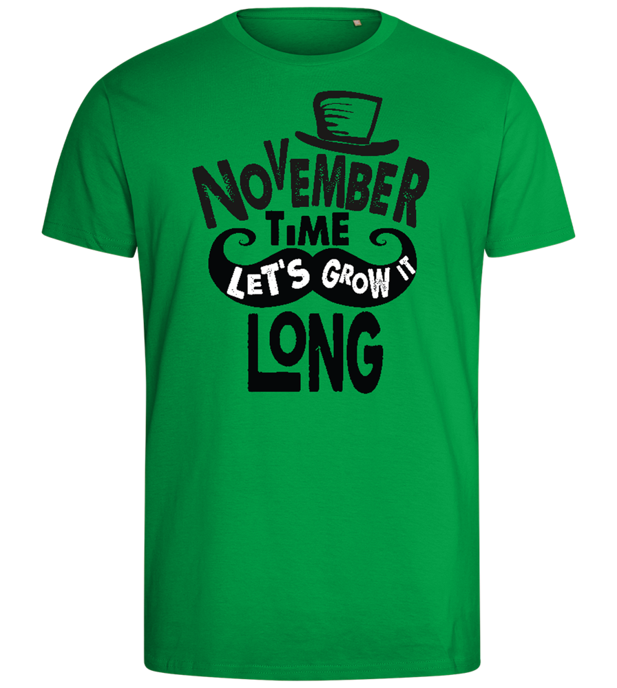 November Growth Design - Comfort men's fitted t-shirt_MEADOW GREEN_front