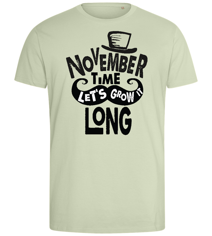 November Growth Design - Comfort men's fitted t-shirt_SILESTONE_front