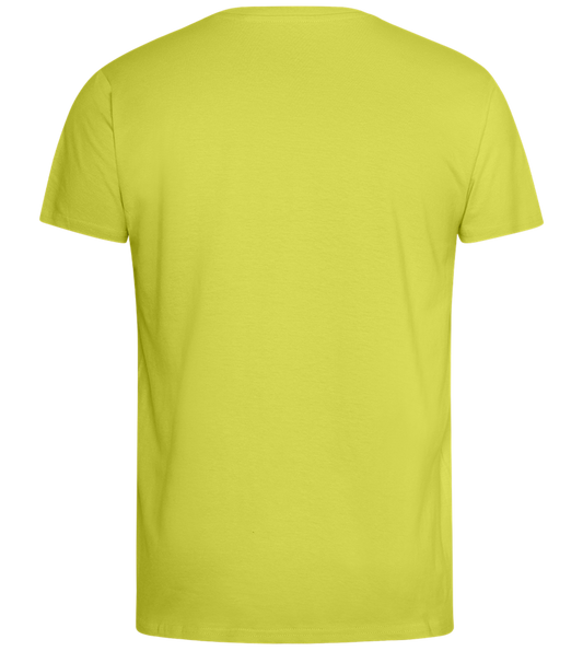 November Growth Design - Comfort men's fitted t-shirt_GREEN APPLE_back