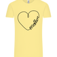 Heart Mother Design - Comfort Unisex T-Shirt_AMARELO CLARO_front