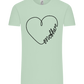 Heart Mother Design - Comfort Unisex T-Shirt_ICE GREEN_front
