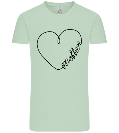 Heart Mother Design - Comfort Unisex T-Shirt_ICE GREEN_front