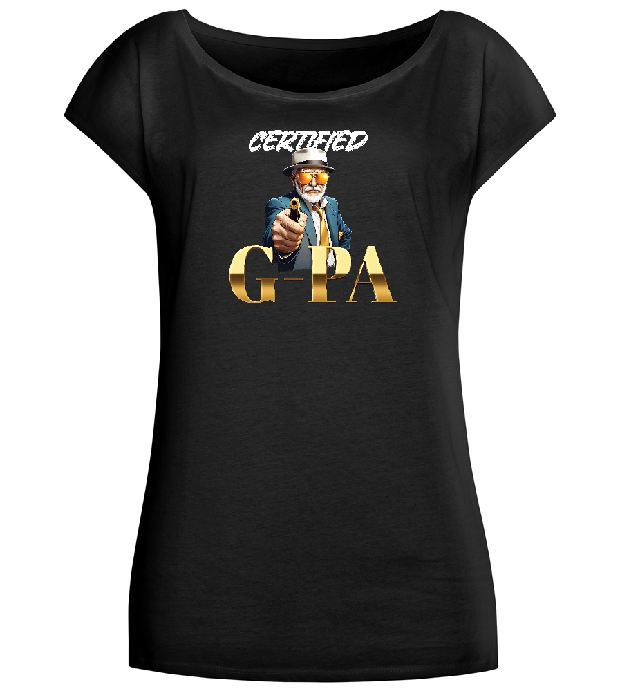 Certified G Pa Design - Comfort long t-shirt_DEEP BLACK_front