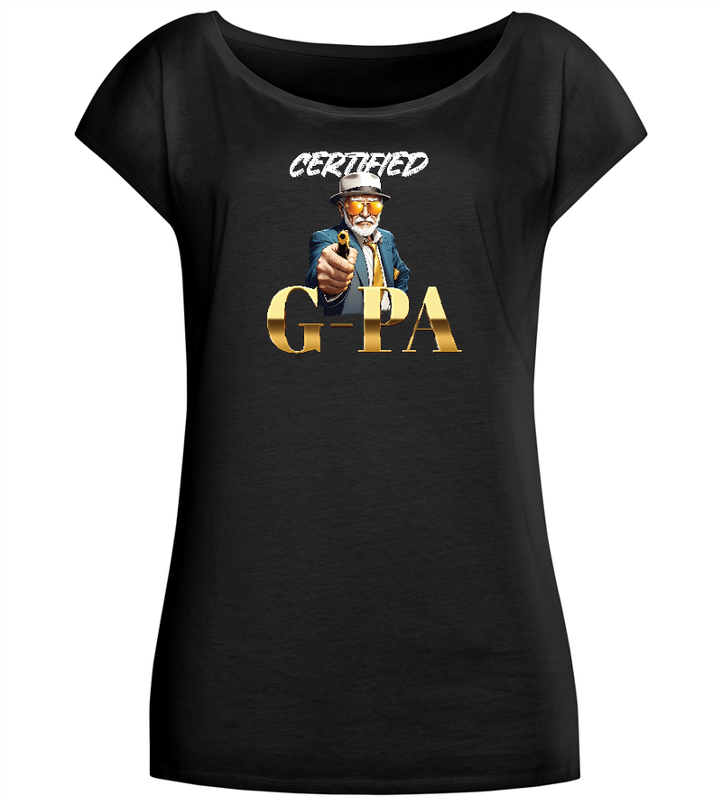 Certified G Pa Design - Comfort long t-shirt_DEEP BLACK_front