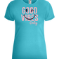 Good Vibes Only Smiley Design - Comfort women's t-shirt_HAWAIIAN OCEAN_front