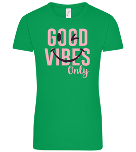 Good Vibes Only Smiley Design - Comfort women's t-shirt