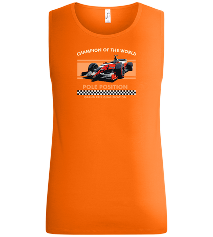 Champion of the World Design - Basic men's tank top_ORANGE_front