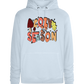 Cozy Season Design - Premium unisex hoodie_CREAMY BLUE_front