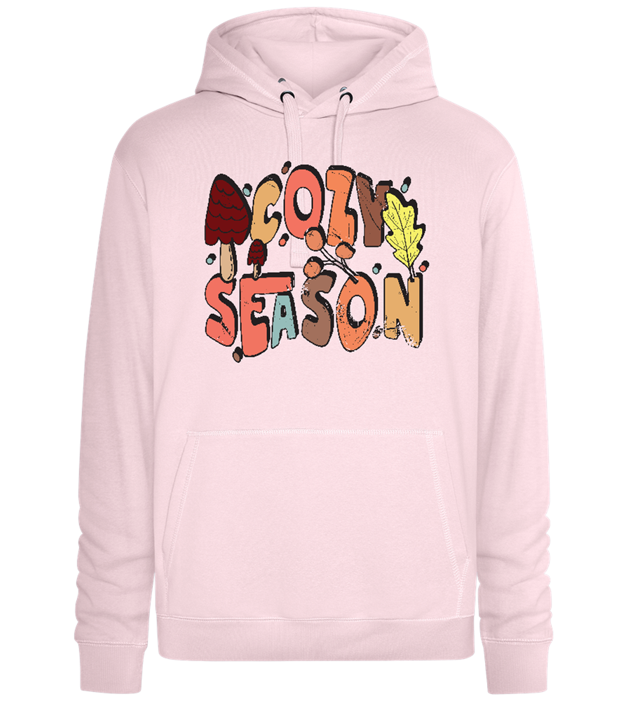 Cozy Season Design - Premium unisex hoodie_LIGHT PEACH ROSE_front