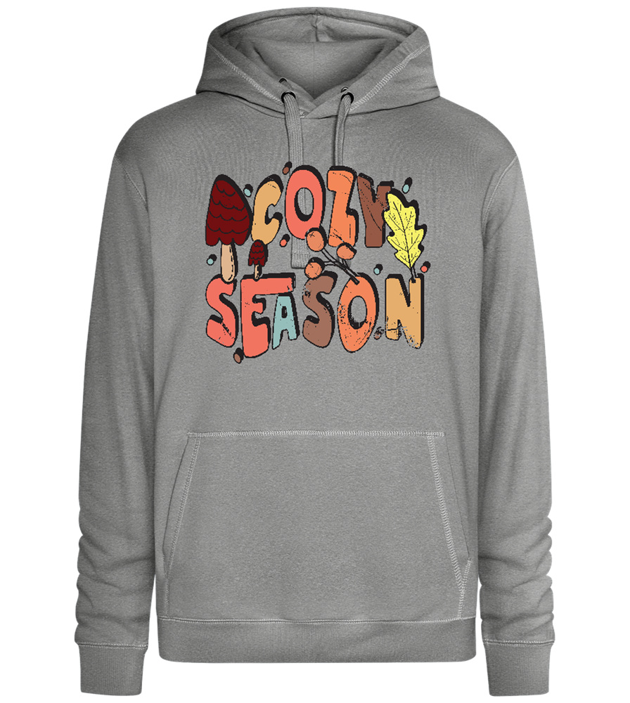 Cozy Season Design - Premium unisex hoodie_ORION GREY II_front