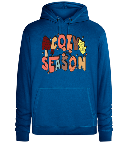 Cozy Season Design - Premium unisex hoodie_ROYAL_front