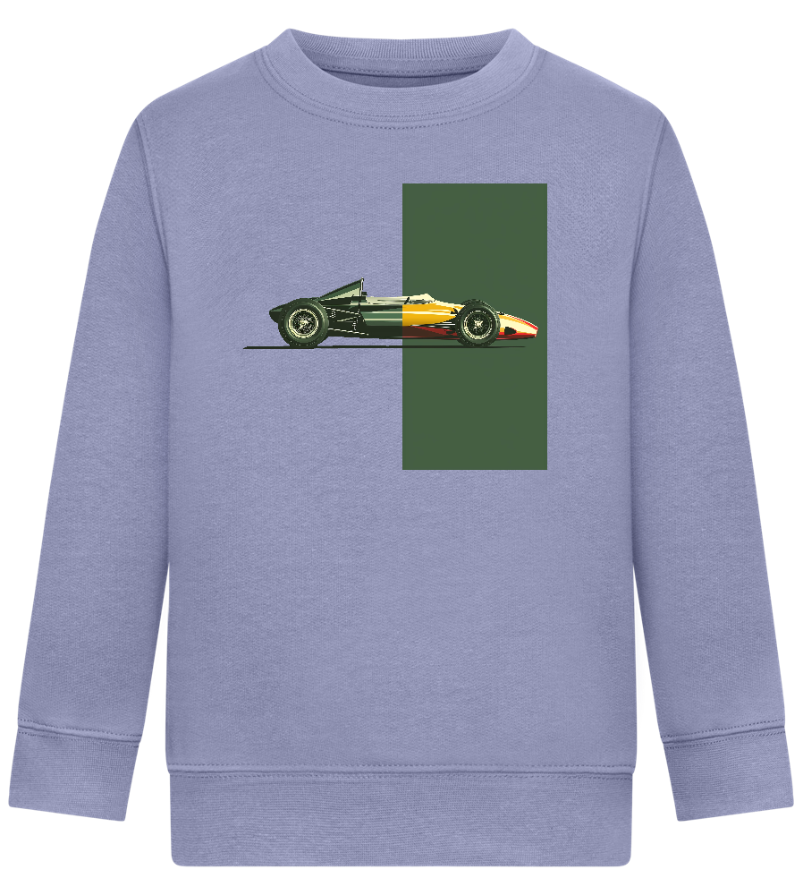 Retro F1 Design - Comfort Kids Sweater_BLUE_front