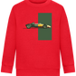 Retro F1 Design - Comfort Kids Sweater_BRIGHT RED_front