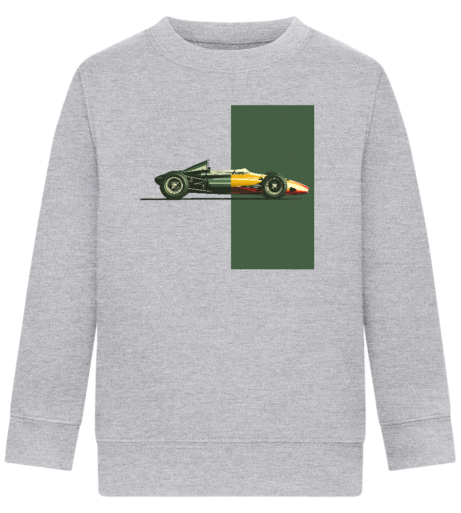 Retro F1 Design - Comfort Kids Sweater_ORION GREY II_front