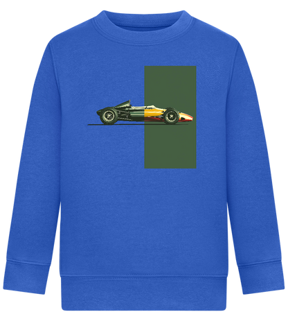 Retro F1 Design - Comfort Kids Sweater_ROYAL_front