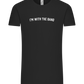 Im With the Band Design - Comfort Unisex T-Shirt_DEEP BLACK_front