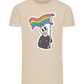 Rainbow Flag Skull Design - Comfort men's fitted t-shirt_SILESTONE_front