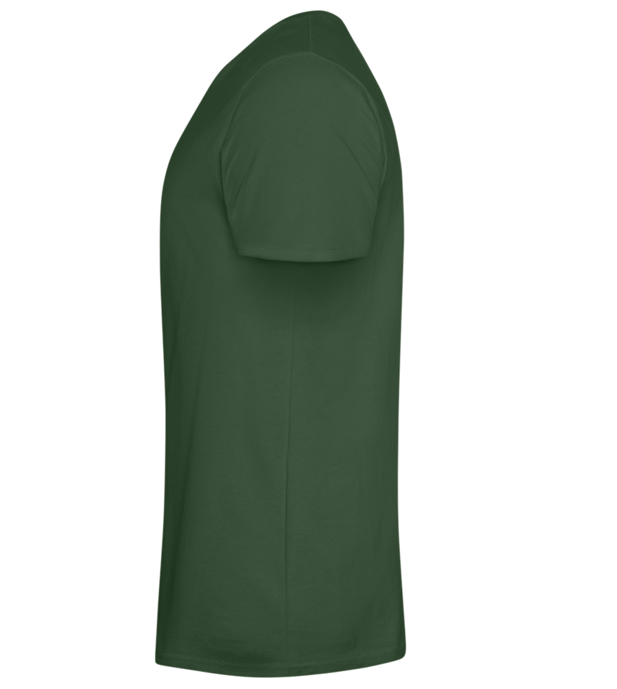 Box Box Box Design - Basic men's fitted t-shirt_GREEN BOTTLE_left