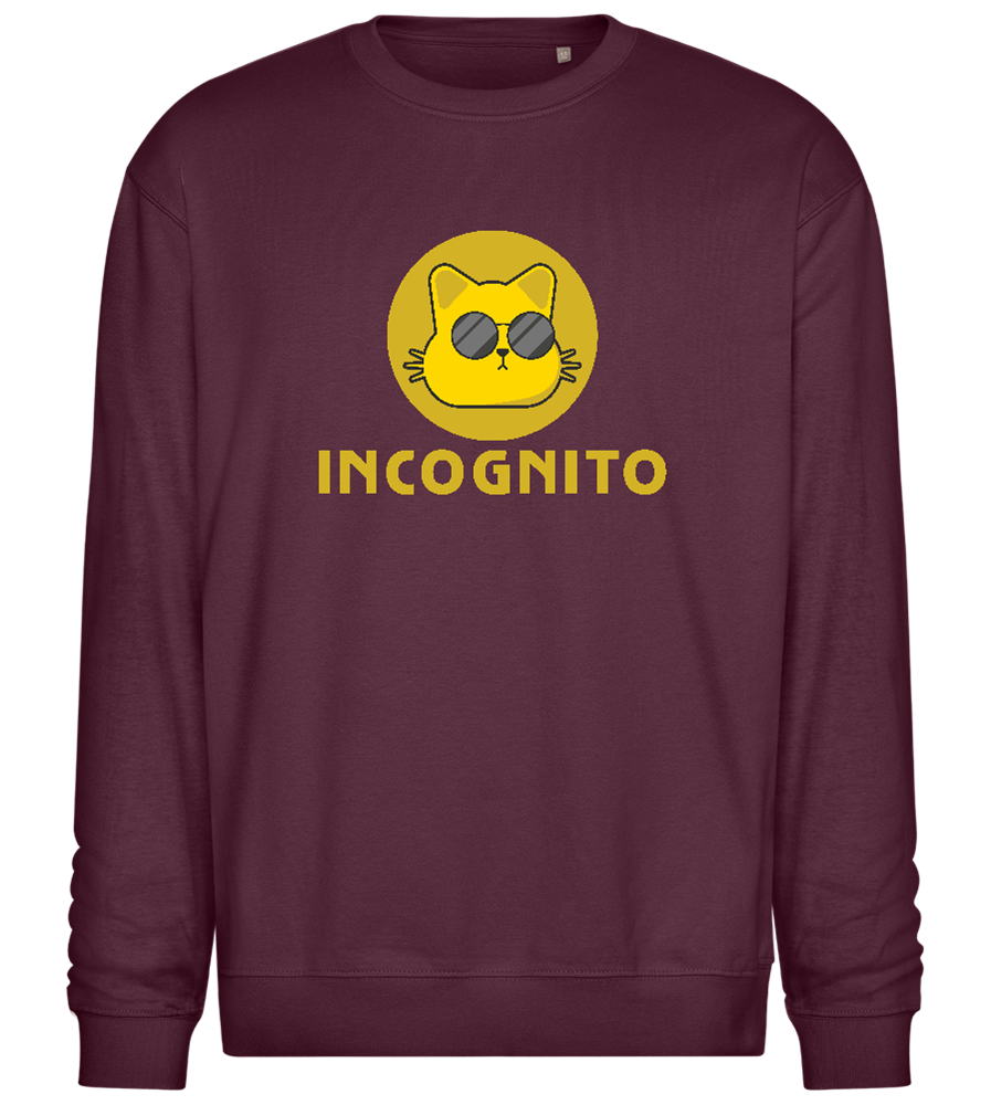 Incognito Design - Comfort Essential Unisex Sweater_BORDEAUX_front