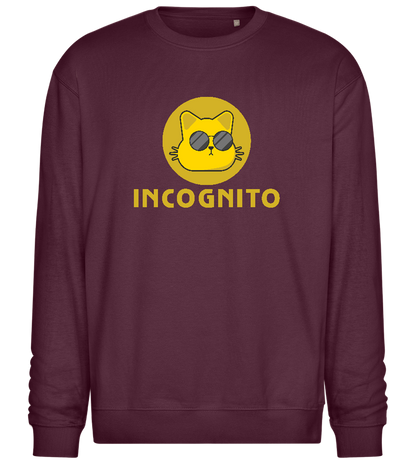 Incognito Design - Comfort Essential Unisex Sweater_BORDEAUX_front