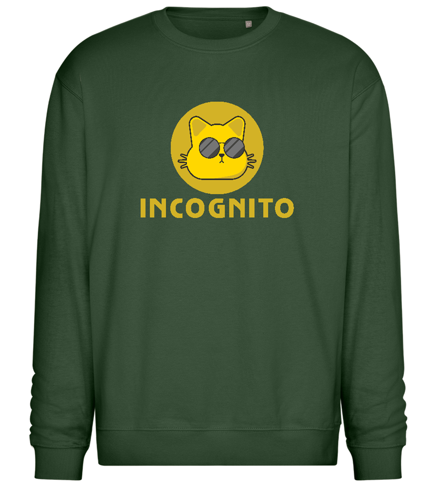 Incognito Design - Comfort Essential Unisex Sweater_GREEN BOTTLE_front