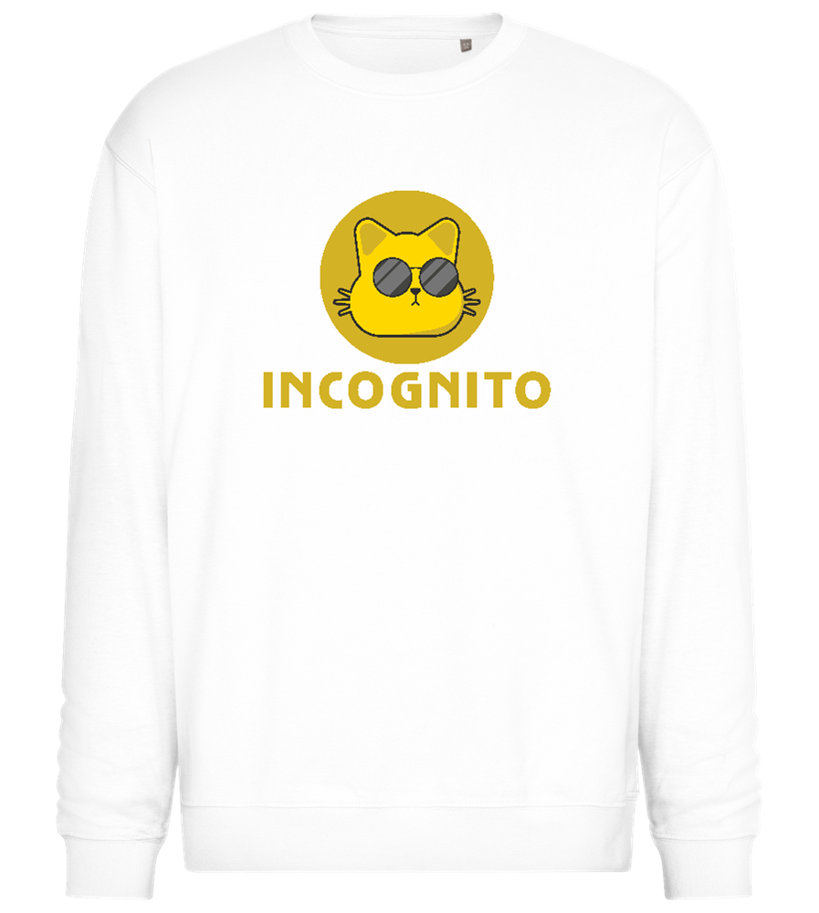 Incognito Design - Comfort Essential Unisex Sweater_WHITE_front