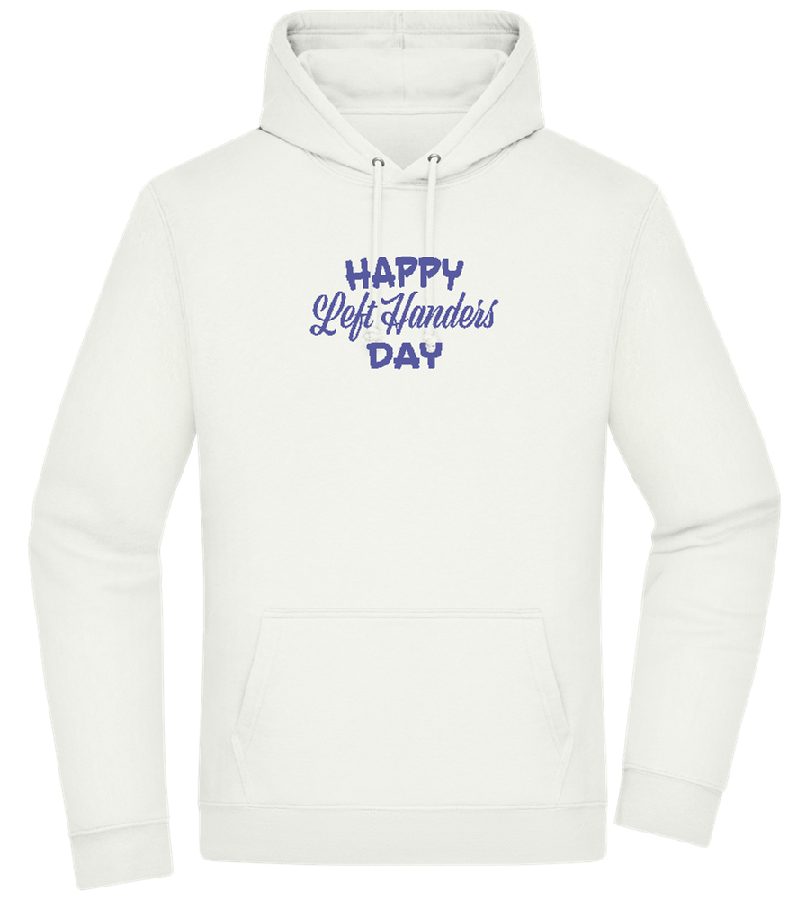 Happy Left Handers Day Design - Premium Essential Unisex Hoodie_CREAMY GREEN_front