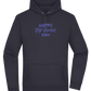 Happy Left Handers Day Design - Premium Essential Unisex Hoodie_FRENCH NAVY_front