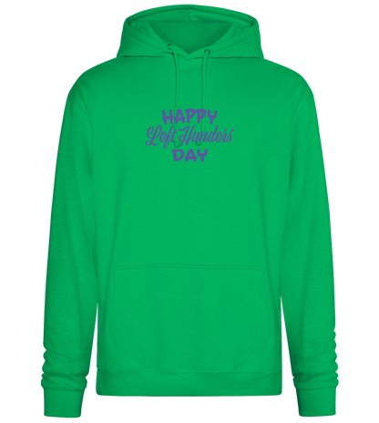 Happy Left Handers Day Design - Premium Essential Unisex Hoodie_SPRING GREEN_front