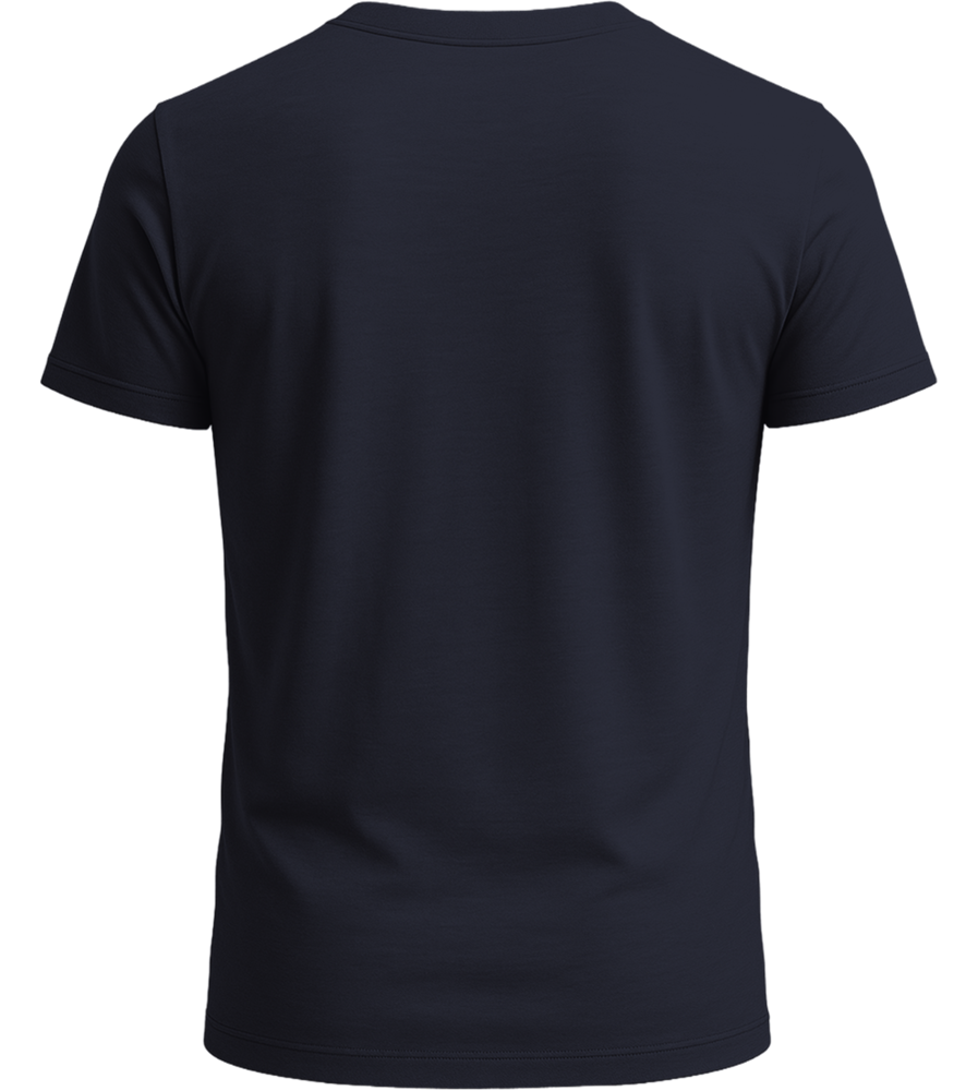 Adulting is very Disappointing Design - Basic Unisex T-Shirt_FRENCH NAVY_back