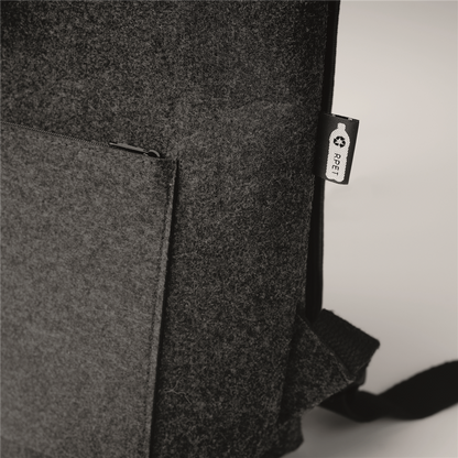 Felt Laptop Backpack_STONE GREY_DETAILEDIMAGE_back_1