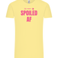 Spoiled AF Arrow Design - Comfort Unisex T-Shirt_AMARELO CLARO_front