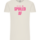 Spoiled AF Arrow Design - Comfort Unisex T-Shirt_ECRU_front