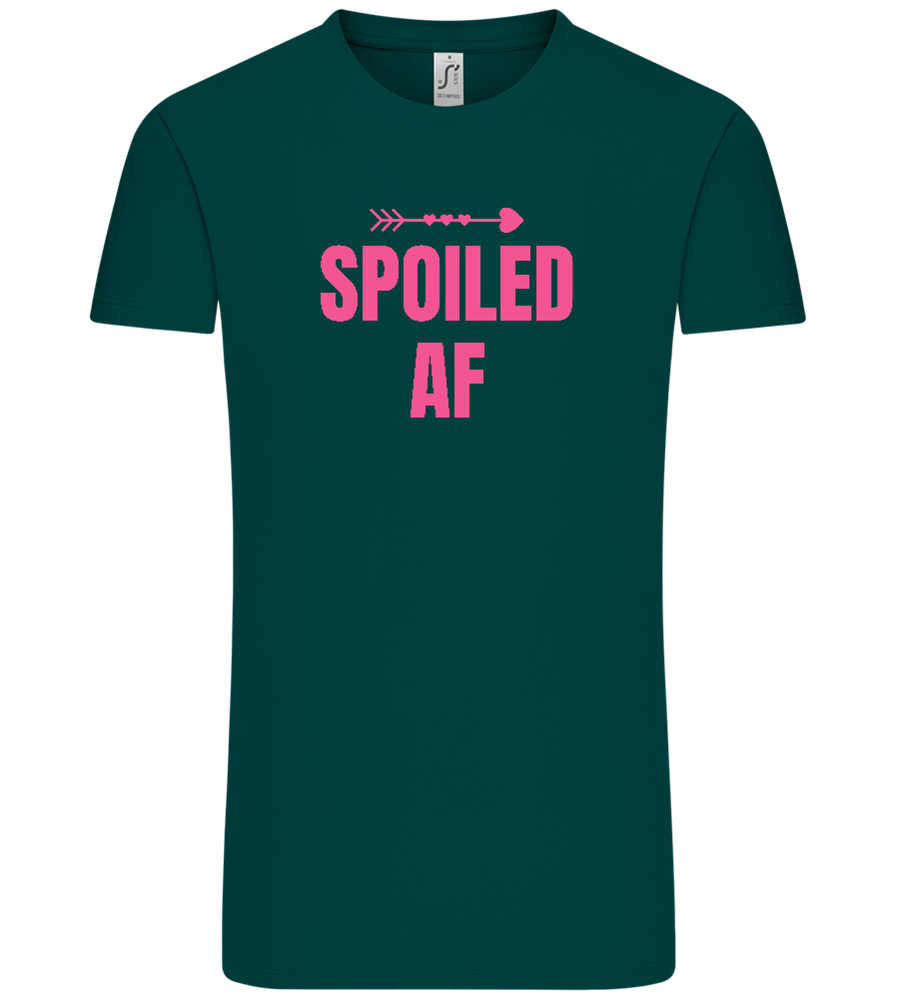 Spoiled AF Arrow Design - Comfort Unisex T-Shirt_GREEN EMPIRE_front
