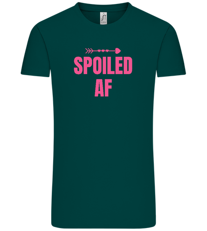 Spoiled AF Arrow Design - Comfort Unisex T-Shirt_GREEN EMPIRE_front