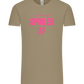 Spoiled AF Arrow Design - Comfort Unisex T-Shirt_KHAKI_front