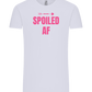 Spoiled AF Arrow Design - Comfort Unisex T-Shirt_LILAK_front