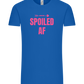 Spoiled AF Arrow Design - Comfort Unisex T-Shirt_ROYAL_front