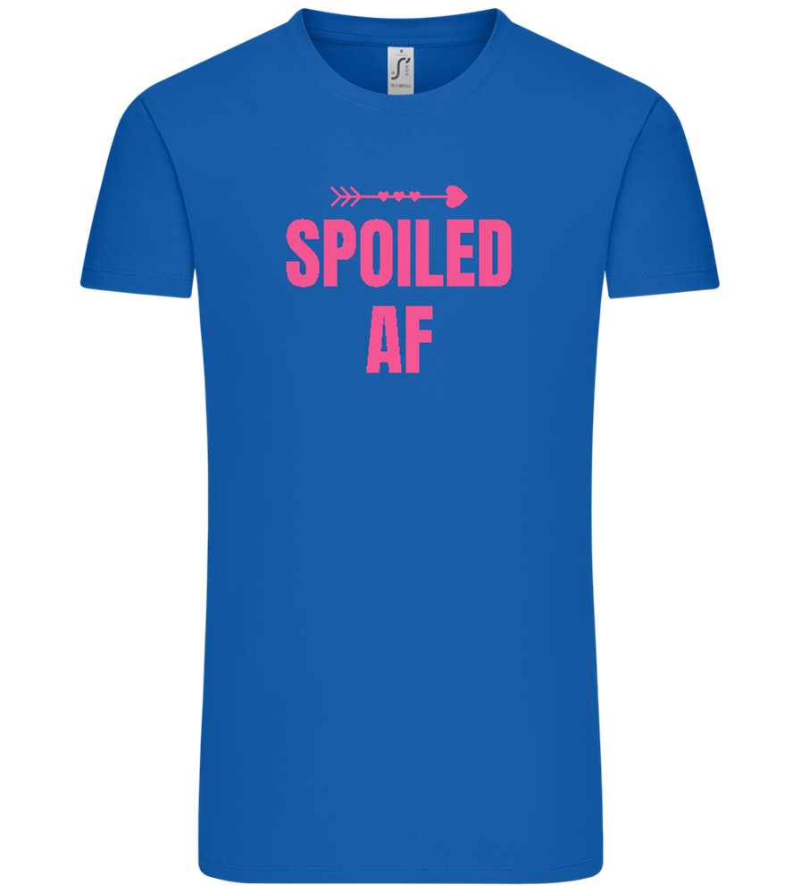 Spoiled AF Arrow Design - Comfort Unisex T-Shirt_ROYAL_front