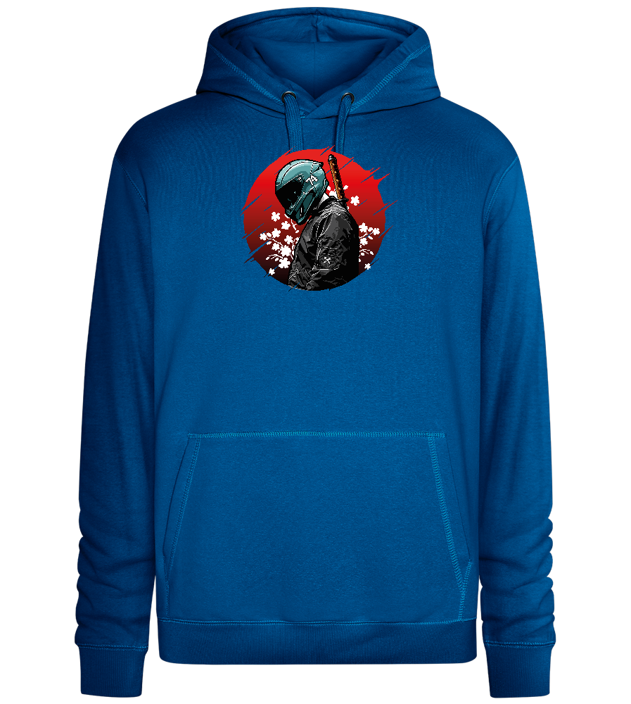 Red Samurai Design - Premium unisex hoodie_ROYAL_front