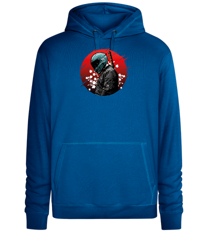 Red Samurai Design - Premium unisex hoodie_ROYAL_front