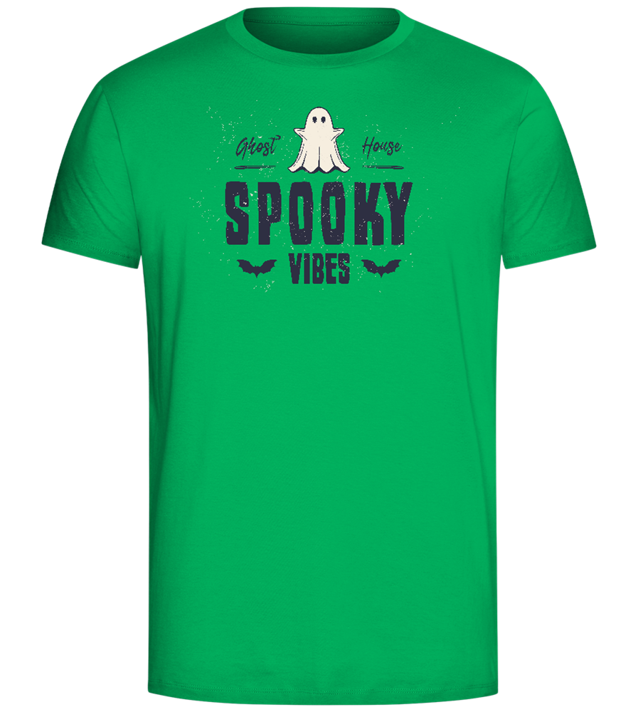 Ghost House Design - Comfort Unisex T-Shirt_SPRING GREEN_front