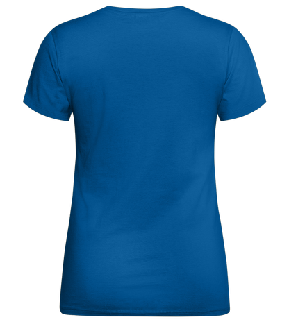 Pastel Fever Design - Premium women's t-shirt_ROYAL_back