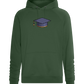 Pixelated Hat Design - Comfort unisex hoodie_GREEN BOTTLE_front