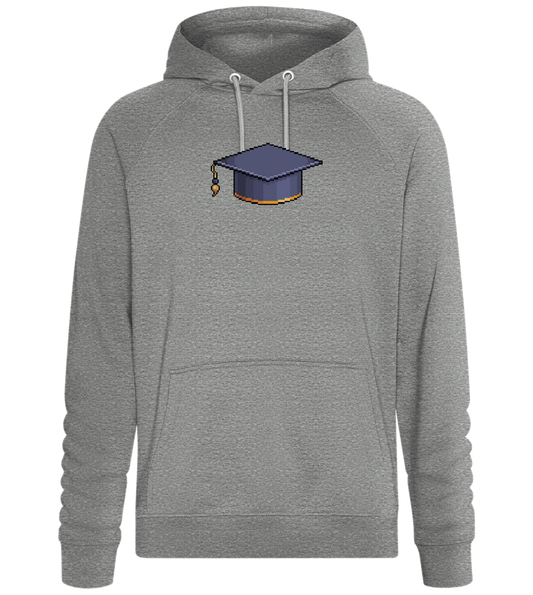 Pixelated Hat Design - Comfort unisex hoodie_ORION GREY II_front