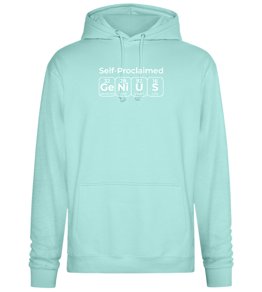 Periodic Table Genius Design - Premium Essential Unisex Hoodie_ARCTIC BLUE_front