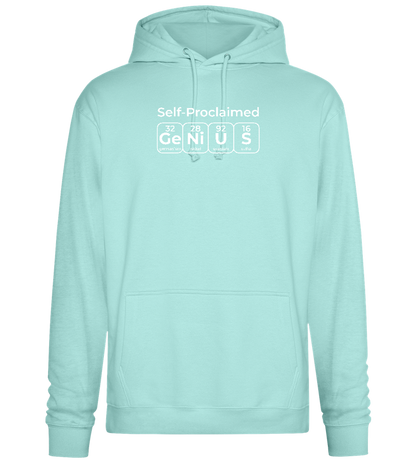 Periodic Table Genius Design - Premium Essential Unisex Hoodie_ARCTIC BLUE_front